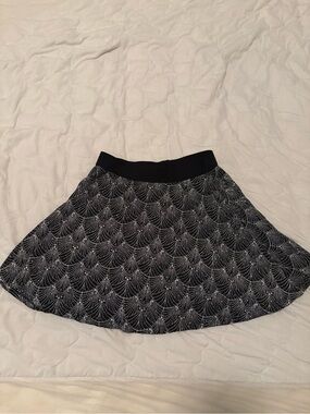 Black and Silver Glitter Skirt